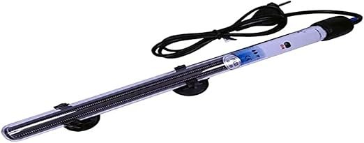 Curadoria AquaTC 8 Termostato com aquecedor Hopar H-386 de 150 watts preto para aquário.